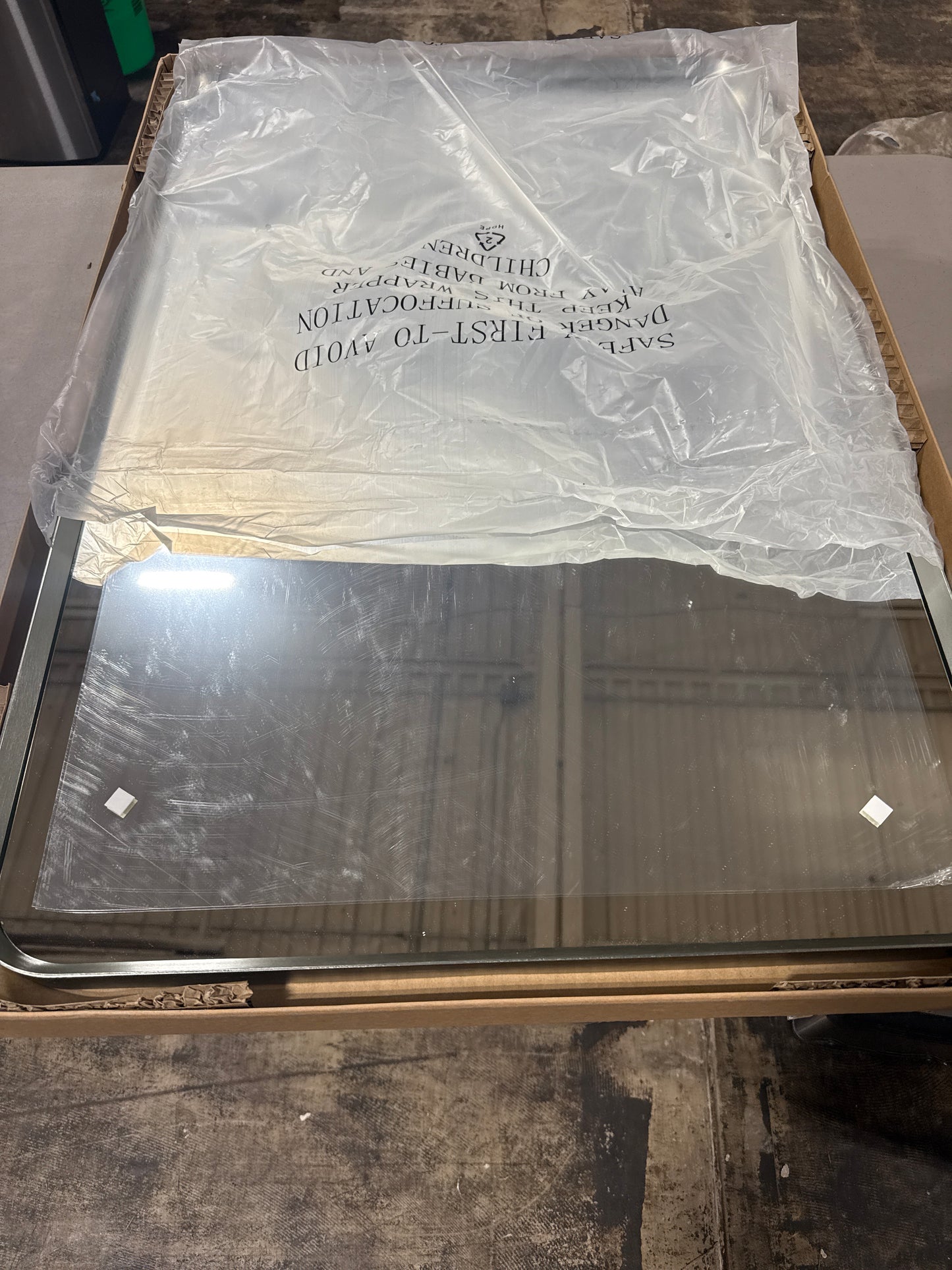 Kohler Essential 24 in. W x 36 in. H Rectangular Framed Wall Mount Bathroom Vanity Mirror in Brushed Nickel