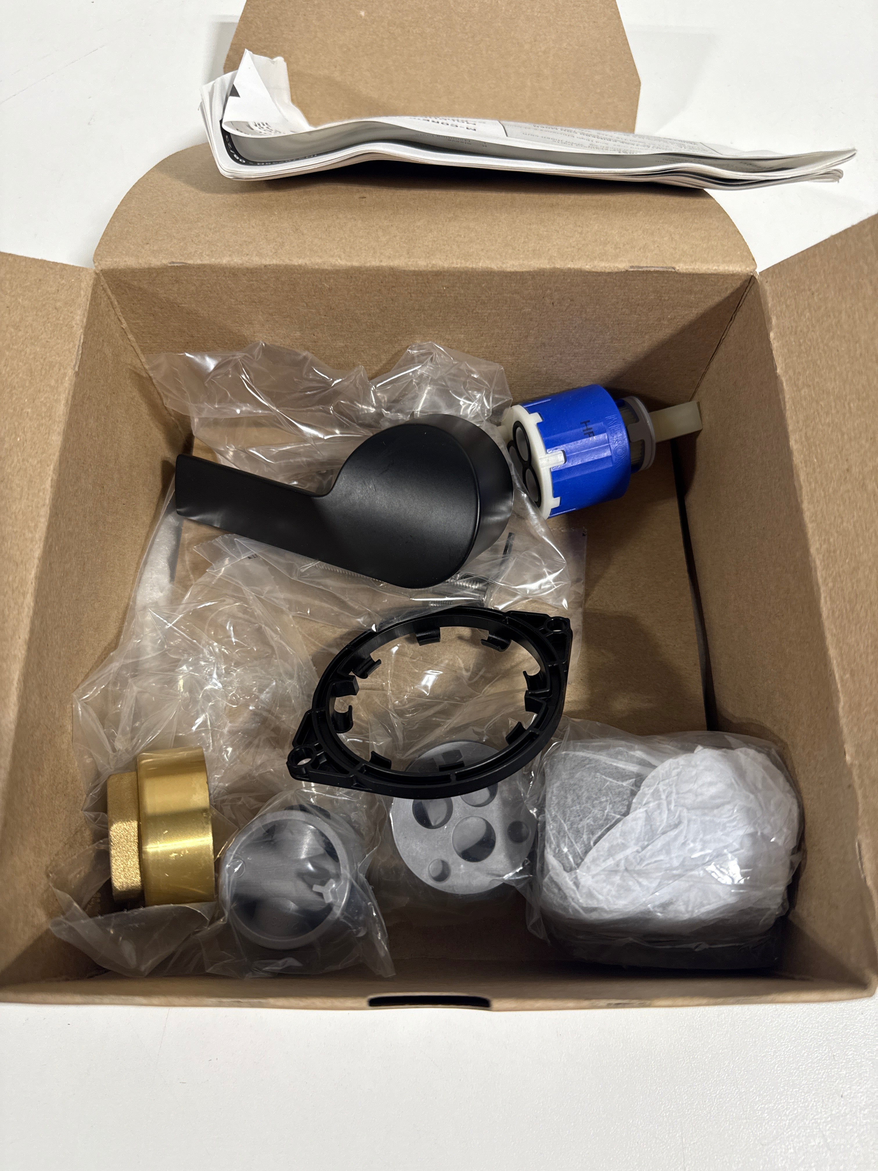 Moen UTS3201BL Doux M-CORE 3-Series 1-Handle Valve Trim Kit Valve Required Matte Black - *Plumbing