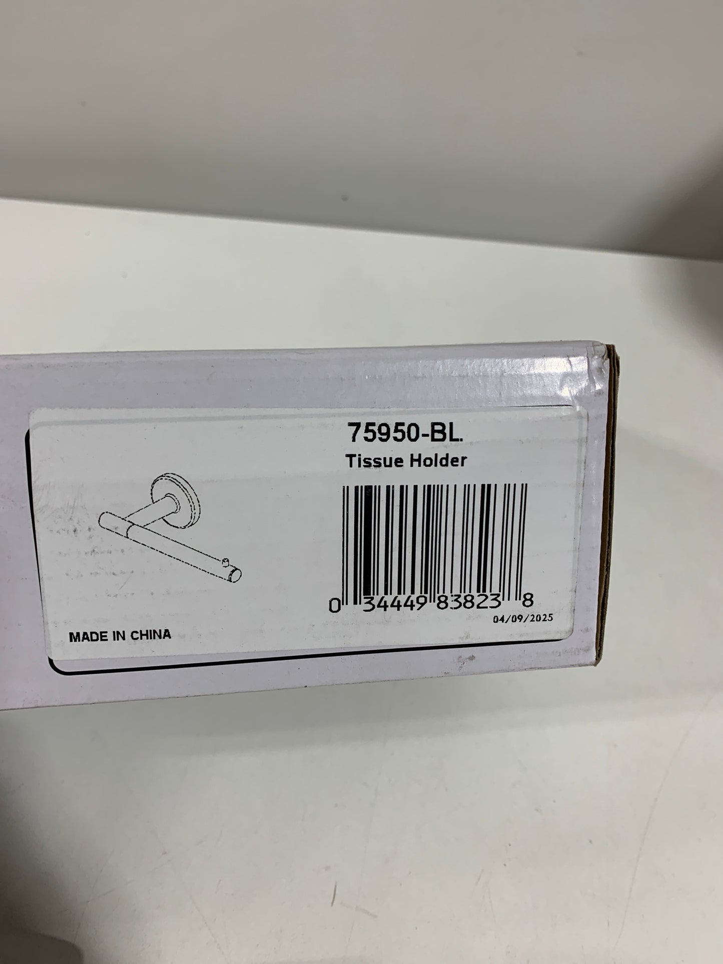 Delta 75950 Trinsic Single Bar Tissue Holder Matte Blac