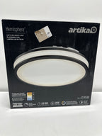 artika Hemisphere LED Flush Mount Ceiling Light Matte Black - *Lighting & Electrical