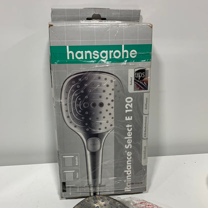 Hansgrohe Raindance Select E 2.5 GPM Multi-Function Handshower with Select, Air Power, and Quick Clean Technologies