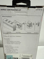 Wired Contractor Doorbell Kit with 2 Wired Push Buttons White - *Lighting & Electrical