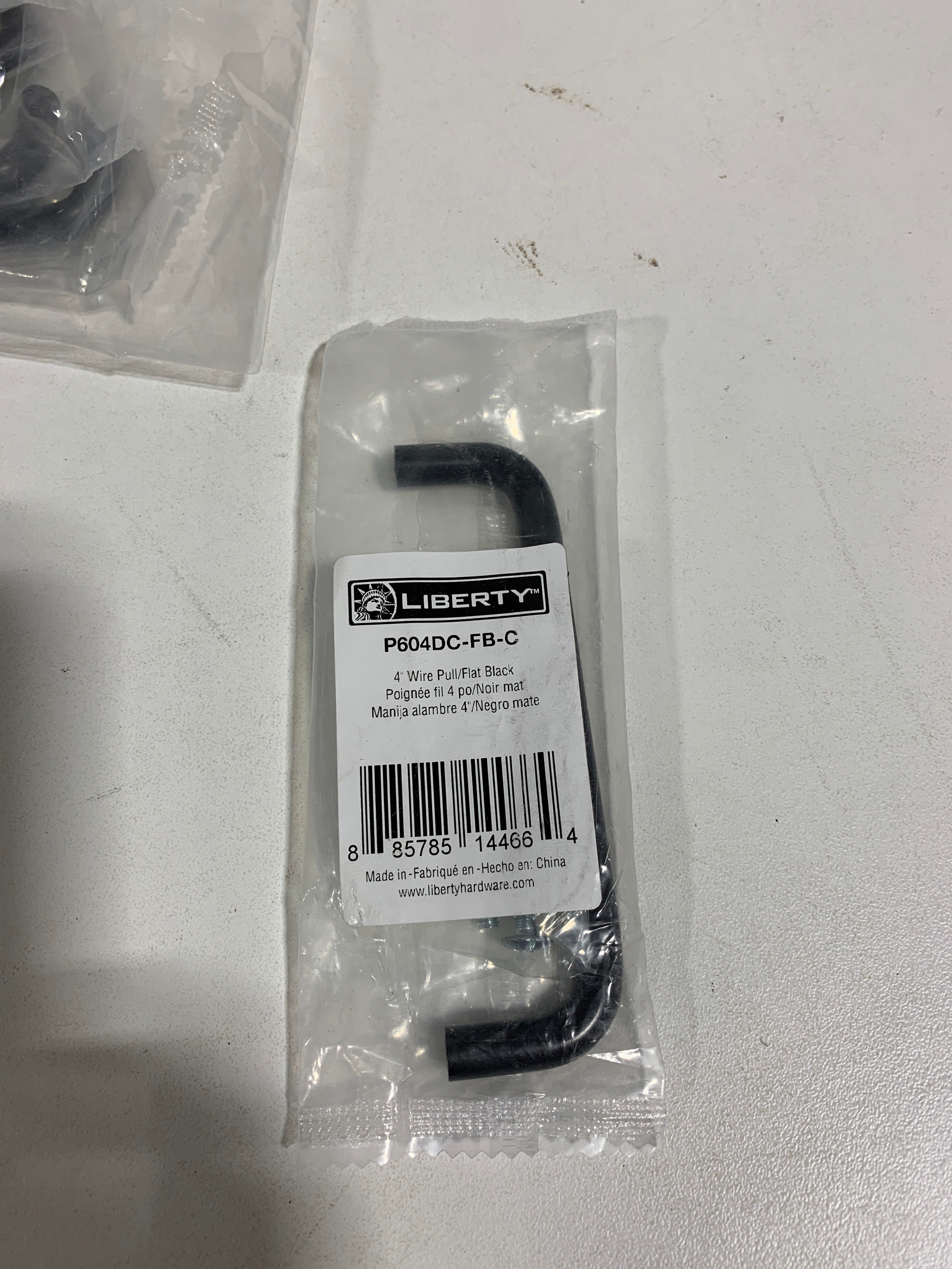 20 Liberty Wire 4 in. (102 Mm) Modern Matte Black Cabinet Drawer Pull - *Tools Hardware & Misc
