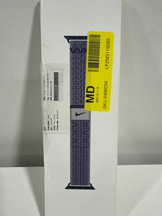 Apple - 46mm Nike SportLoop - Grey/Blue