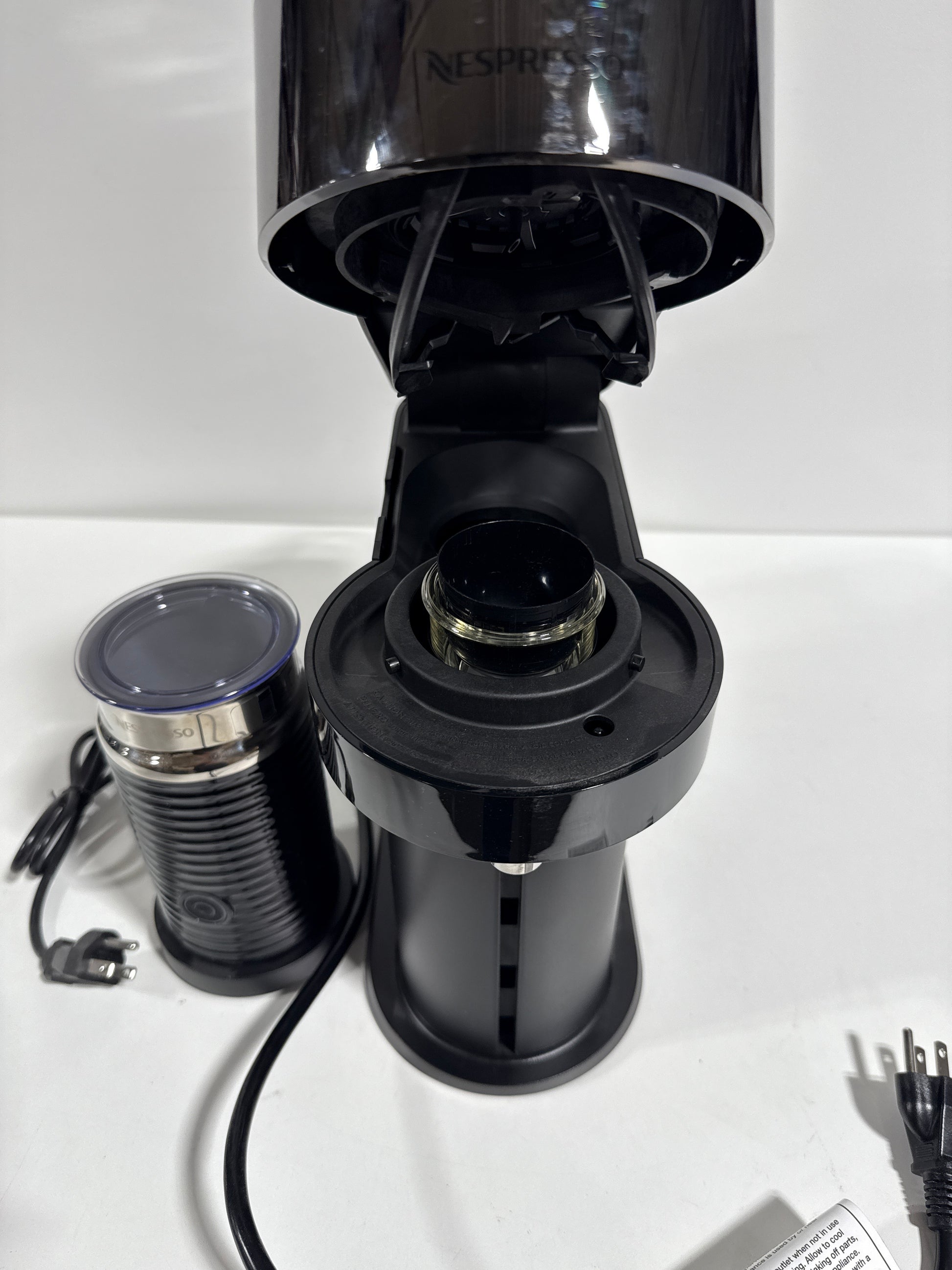 Nespresso Vertuo Next Deluxe Coffee and Espresso Machine by Breville Dark Chrome with Aeroccino Milk Frother - Dark