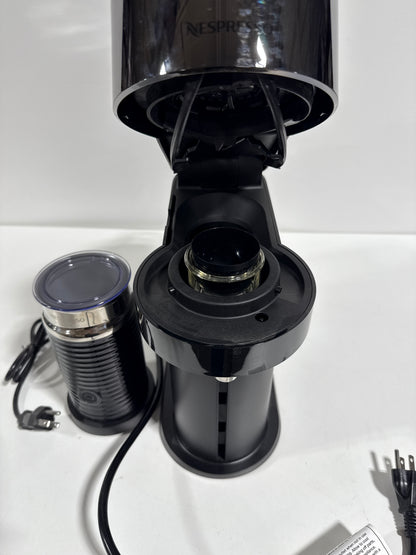 Nespresso Vertuo Next Deluxe Coffee and Espresso Machine by Breville Dark Chrome with Aeroccino Milk Frother - Dark