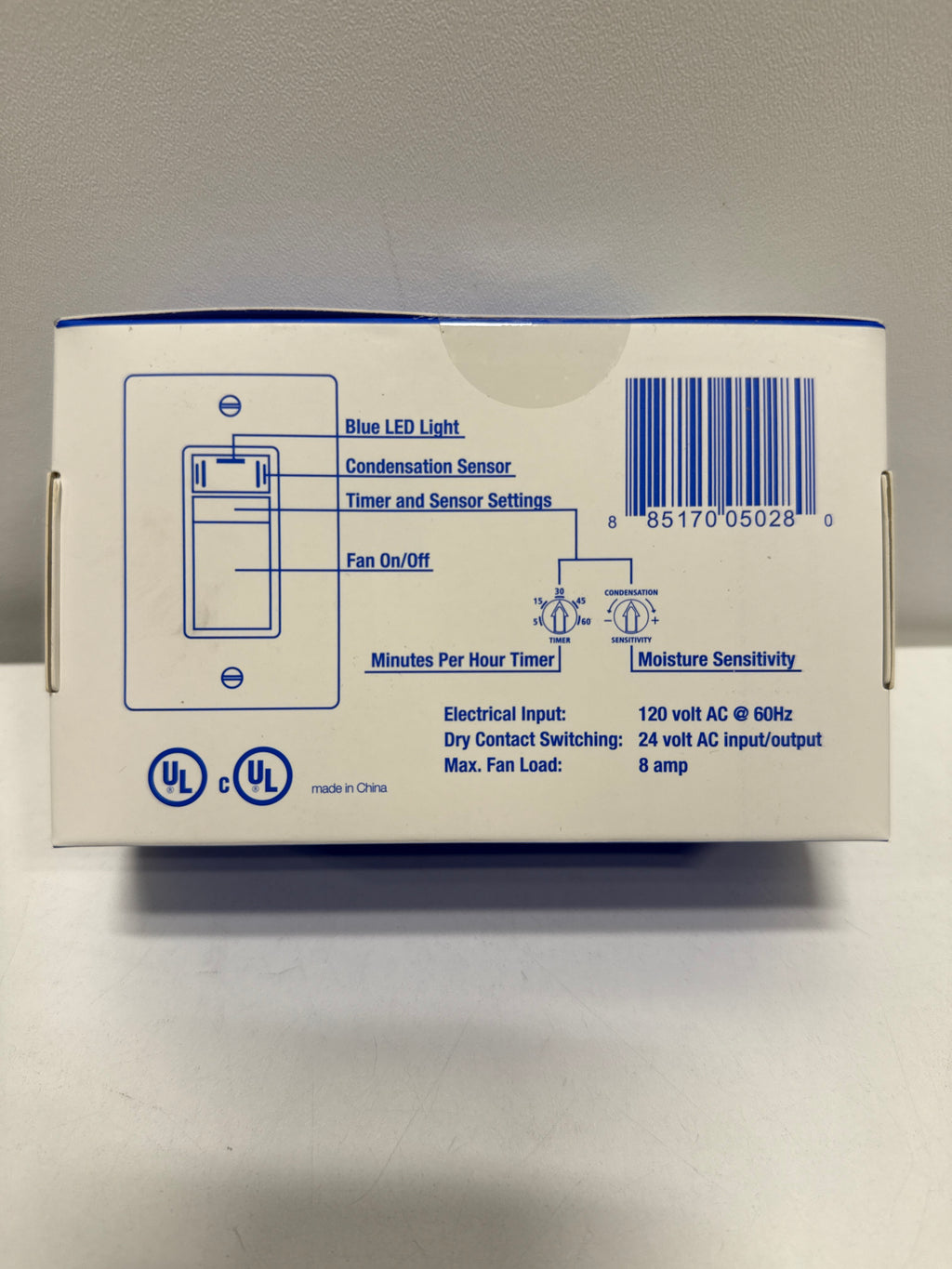 Panasonic FV-WCCS1 Three in One Condensation Sensor Wall Switch