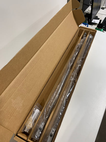 Monogram Side by Side Refrigerator Minimalist Handle Kit in Stainless Steel