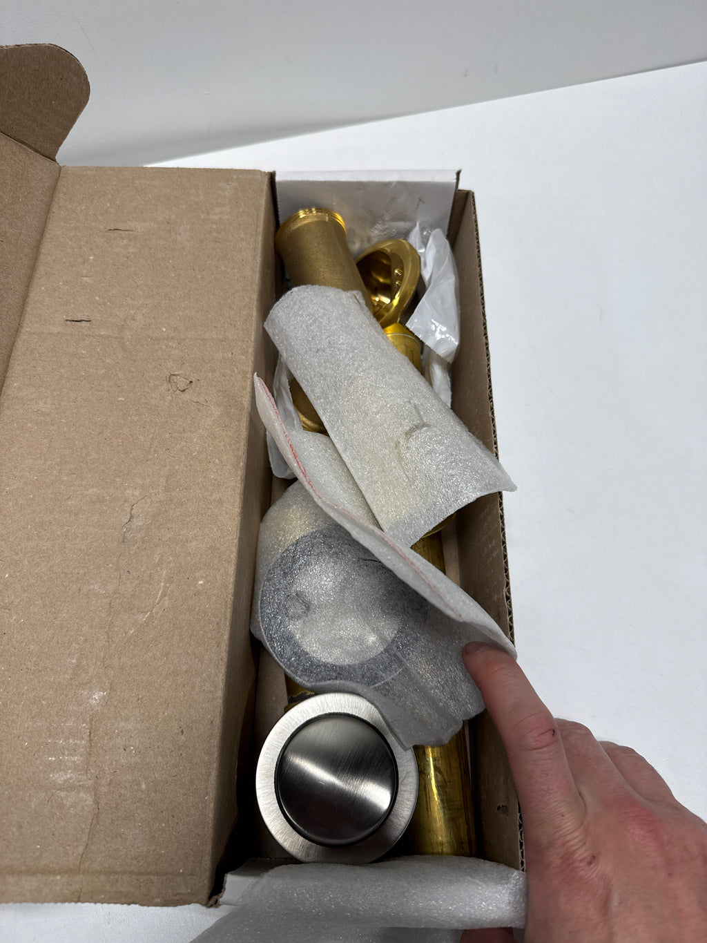Delta RP693 Bath Waste Assembly with Toe Operated Drain Brilliance Stainless