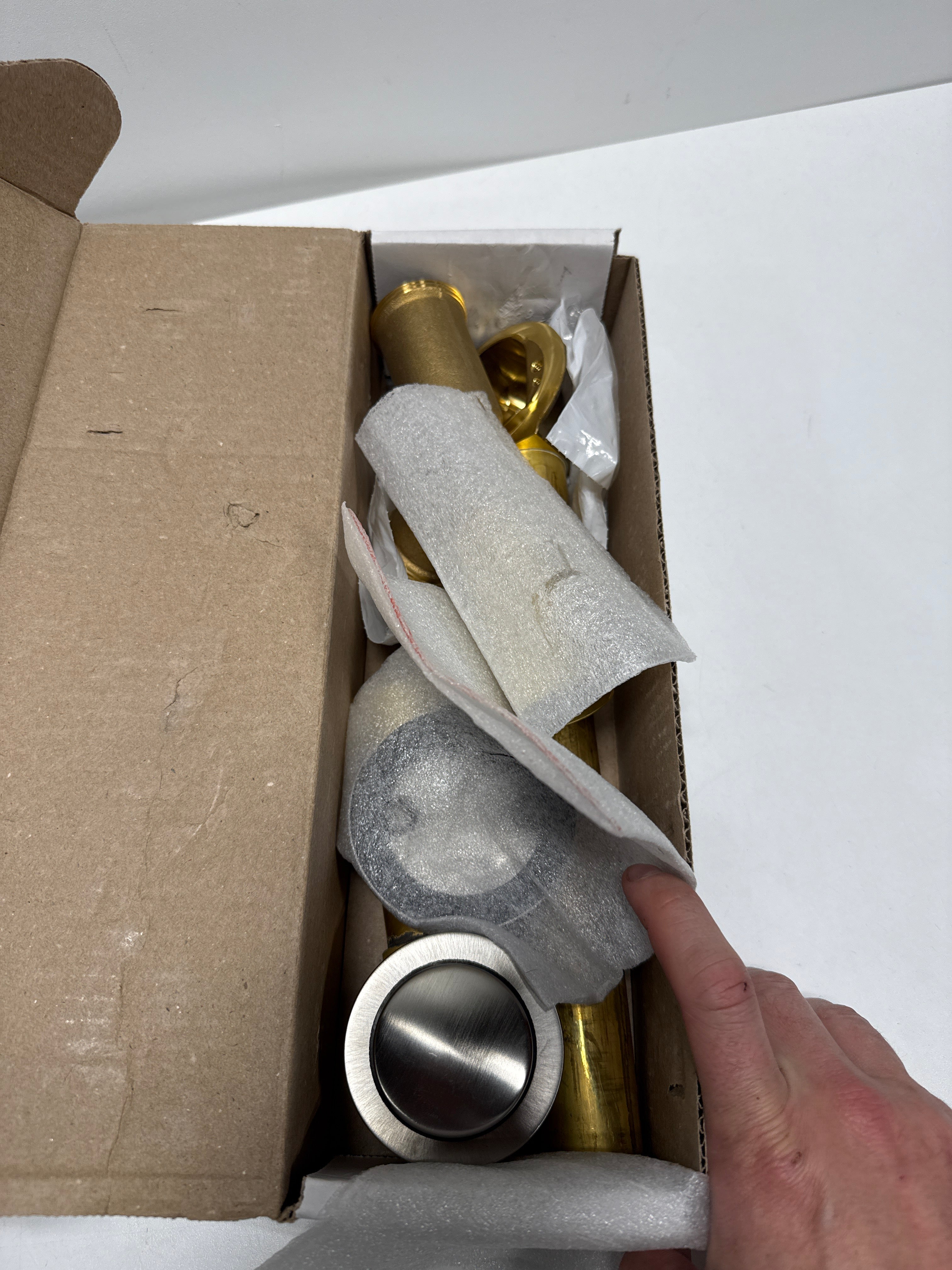 Delta RP693 Bath Waste Assembly with Toe Operated Drain Brilliance Stainless
