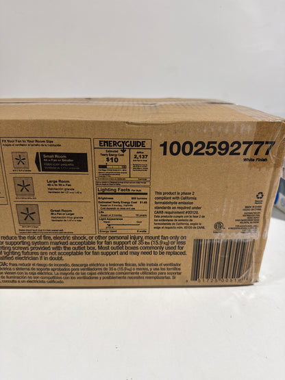 Littleton 42 in. LED Indoor White Ceiling Fan with Light Kit