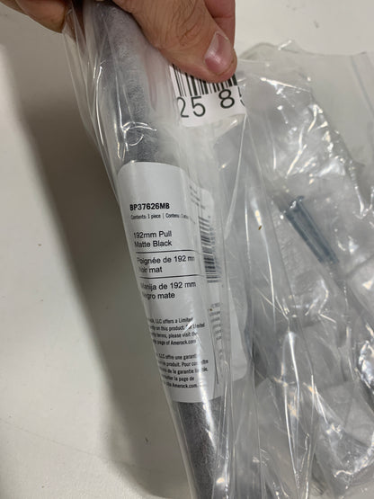 3 x Balata 7-9/16 in. (192 Mm) Center-to-Center Matte Black Bar Cabinet Pull