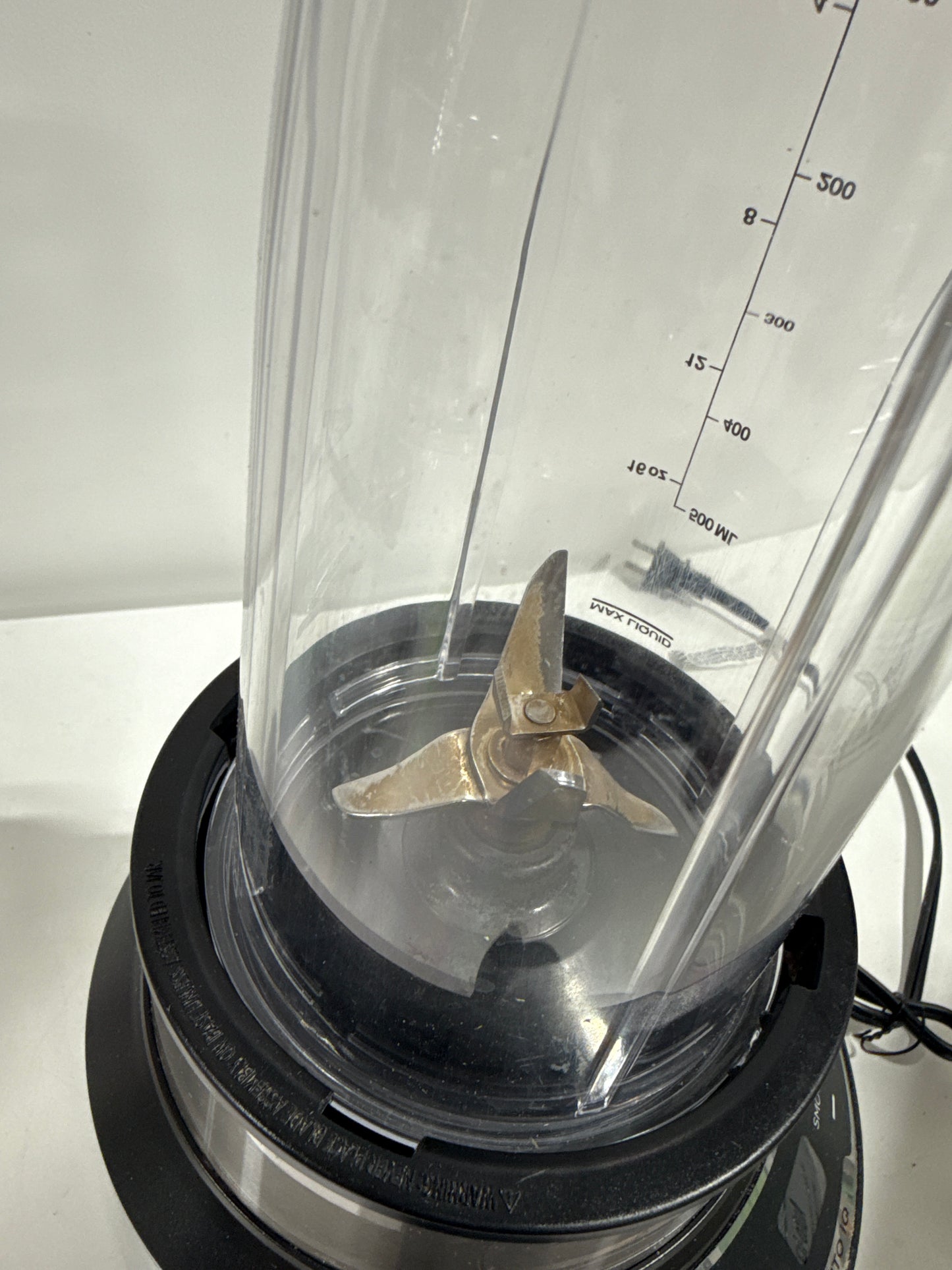 Used Ninja Nutri Blender Pro Silver 24 Oz. with 2 Speed Auto IQ, 1100 Peak Watt