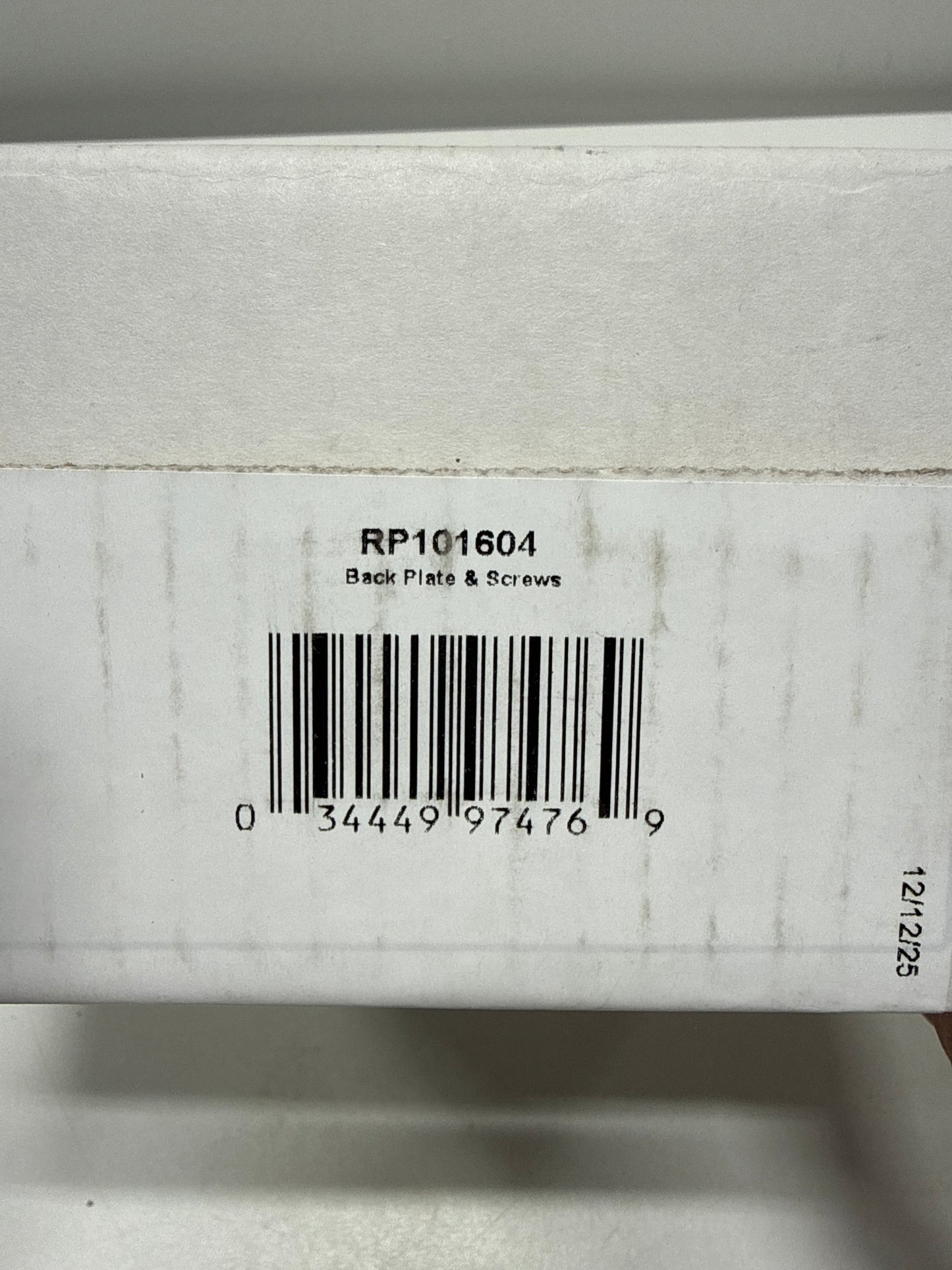 Brizo Kintsu Back Plate & Screws