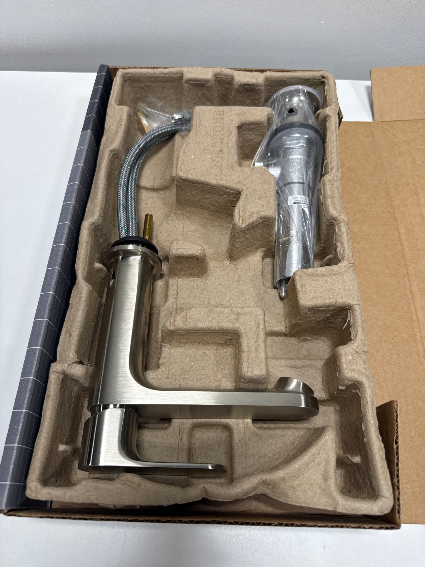 hansgrohe Rebris S Single-Handle 1-Hole Bathroom Sink Faucet in Brushed Nickel, 72517821