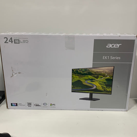 Acer 24" (23.8") 100 Hz VA Gaming Monitor AMD FreeSync 1920 x 1080 EK1 Series