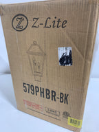 Z-Lite Talbot 21 Inch Outdoor Post Lamp Talbot - 579PHBR-BK - Transitional - *Lighting & Electrical