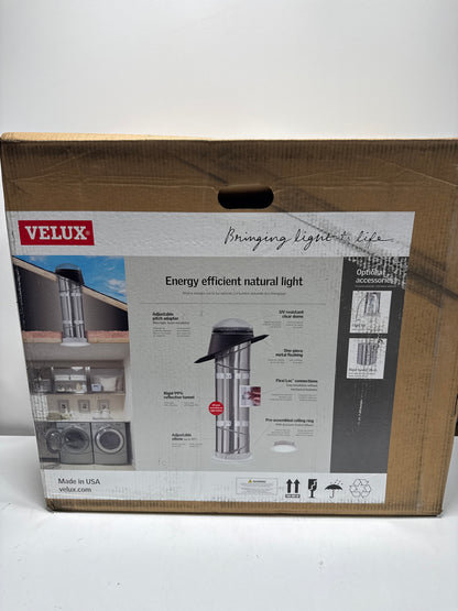 Velux TMR 010 0000 Sun Tunnel, 10" Tubular Skylight w/Rigid Tunnel & Pitched Flashing
