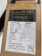 LUXE Linear Drains WW-26 26’’ Wedgewire Linear Shower Drain Matte Black - *Plumbing