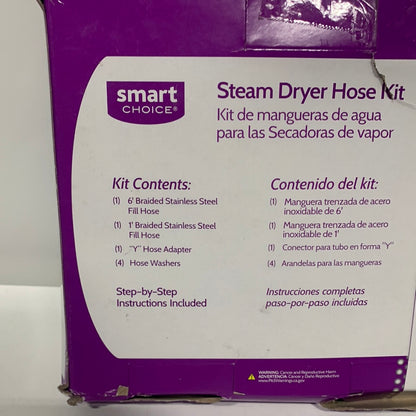 Smart Choice - Steam Dryer Installation Kit - Stainless-Steel