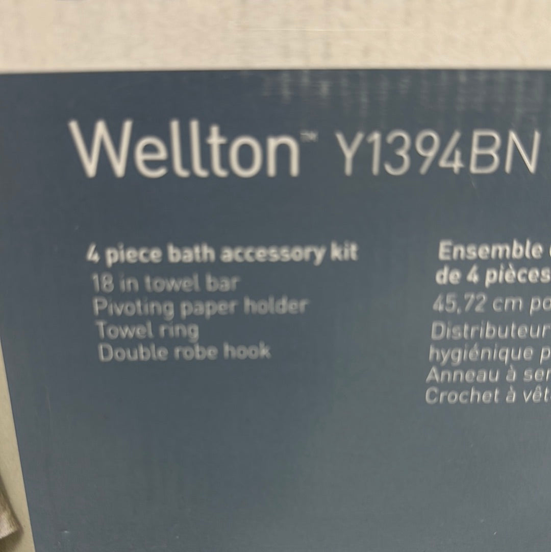 Moen Wellton 4-piece Bath Hardware Set