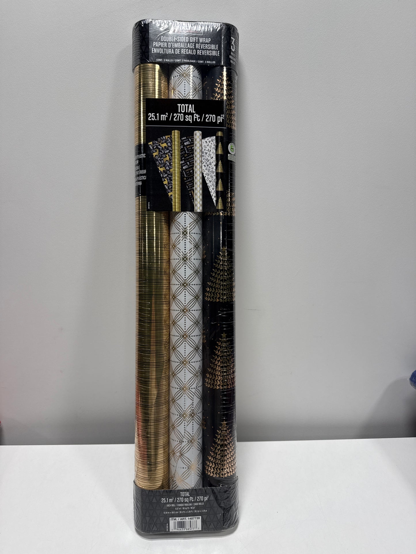 Kirkland Signature Double Sided Wrapping Paper 3-pack - *Christmas & Seasonal