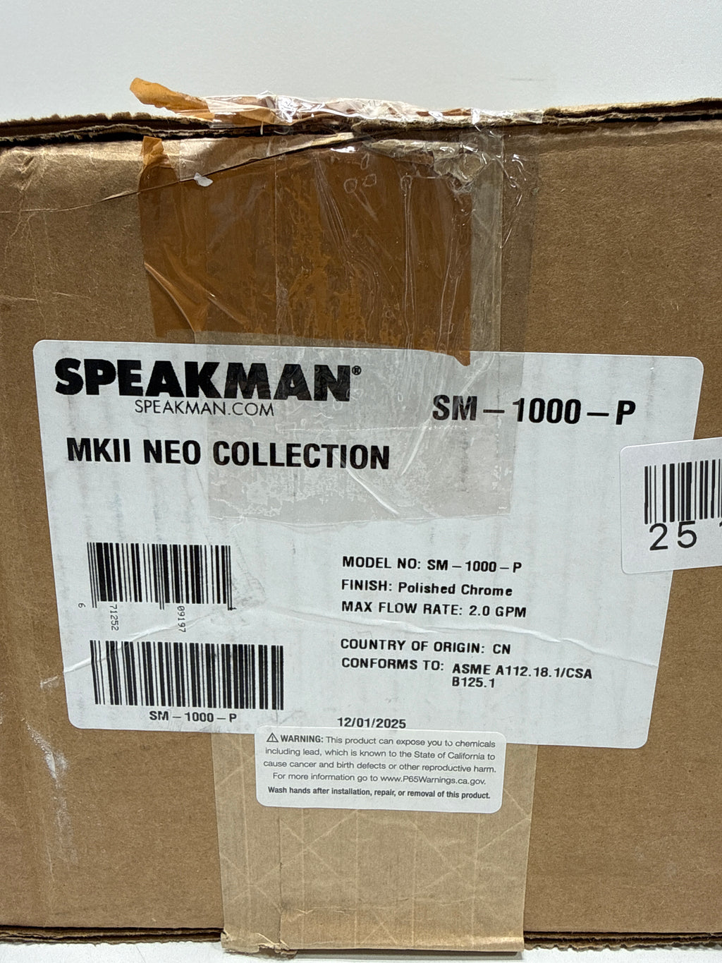 Speakman SM-1000-P Pressure Balance Shower Valve and Trim for Modern Designed Bathroom Dcor, Polished Chrome