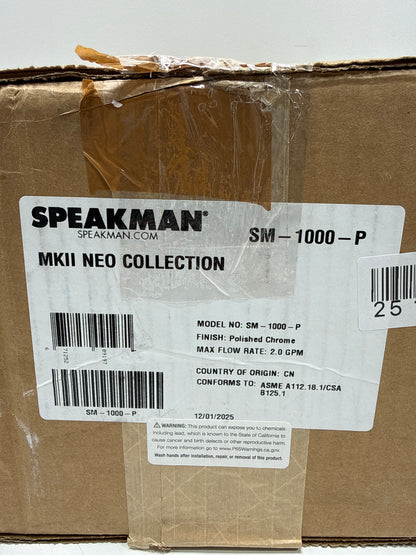 Speakman SM-1000-P Pressure Balance Shower Valve and Trim for Modern Designed Bathroom Dcor, Polished Chrome