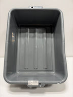 Polypropylene Bus Tub, Standard Weight, 21-1/2"L x 15"W x 7"H, Gray, 2 ct