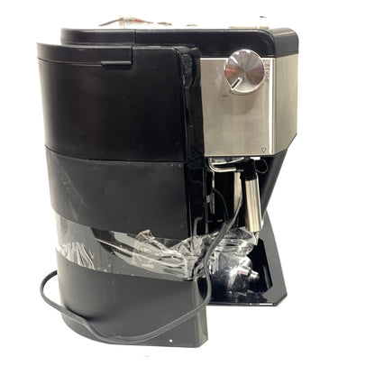 Combinación de cafetera y máquina de espresso todo en uno See Desc De'Longhi usada + Espumador de leche ajustable avanzado para capuchino y café con leche + Cafetera de vidrio de 10 tazas, COM532M