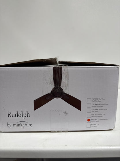 Minka Aire Rudolph 52 Inch Ceiling Fan Rudolph - F727-ORB - Modern Contemporary