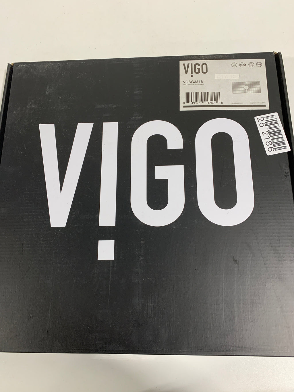 Vigo VGSG3318 Silicone Grid 29-1/2’’ L X 14-9/16’’ W Silicone Basin Rack Gray Sink Accessories and Parts Kitchen Sink