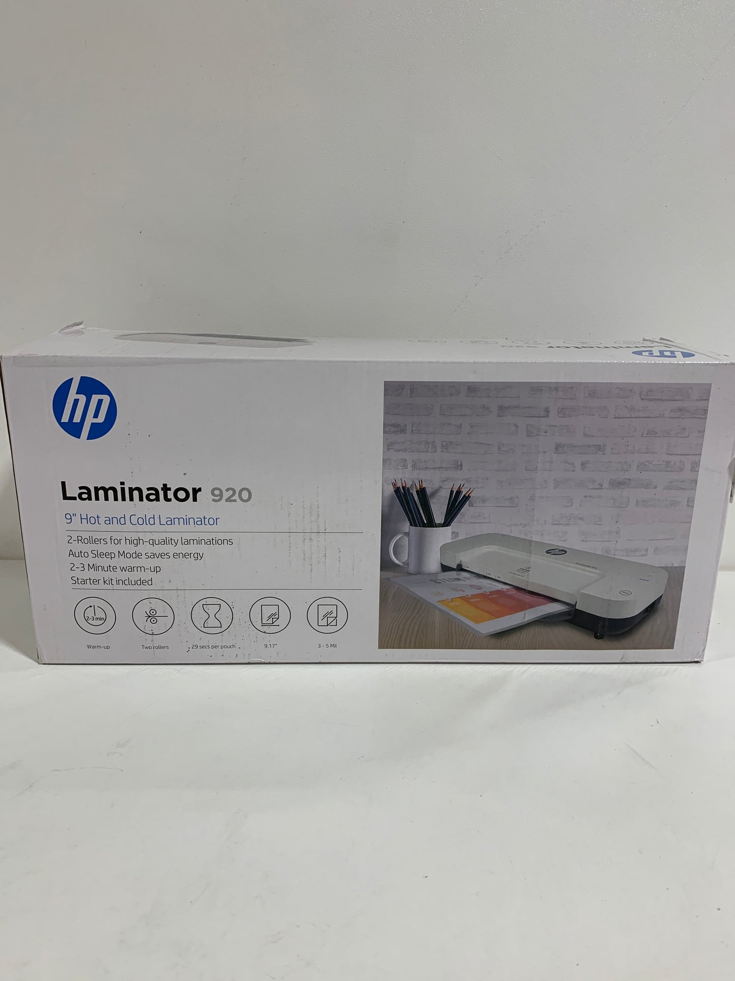 HP 9.2" Laminator Wide Throat 2 Rollers HP 920 - HP: Electric Laminating Machine