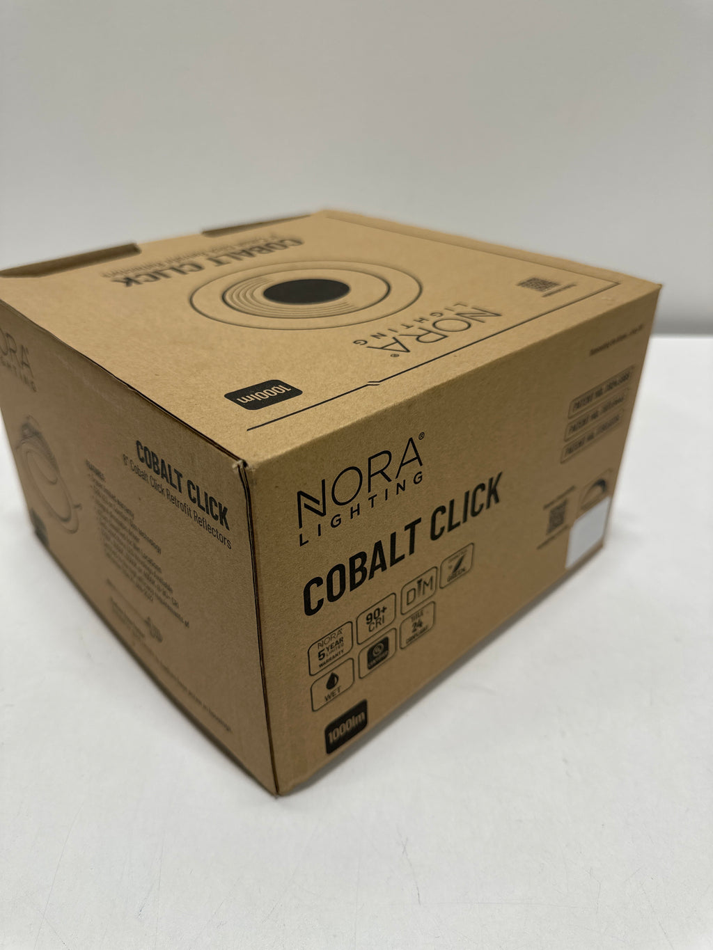 Nora Lighting NLCBC2-65130/10 Cobalt 6" Integrated LED Open / Reflector Recessed Trim - 1000 Lumens 3000K Matte Powder White