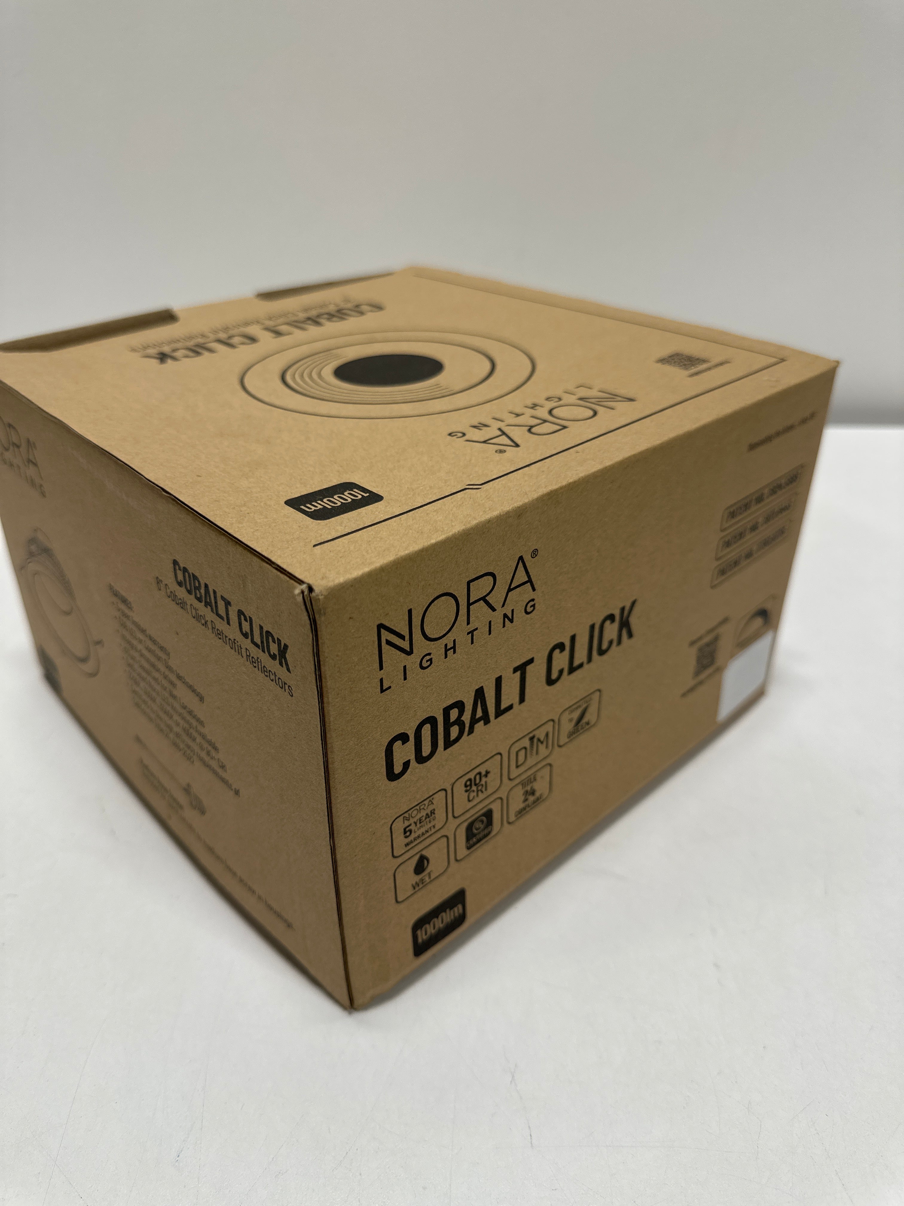 Nora Lighting NLCBC2-65130/10 Cobalt 6" Integrated LED Open / Reflector Recessed Trim - 1000 Lumens 3000K Matte Powder White