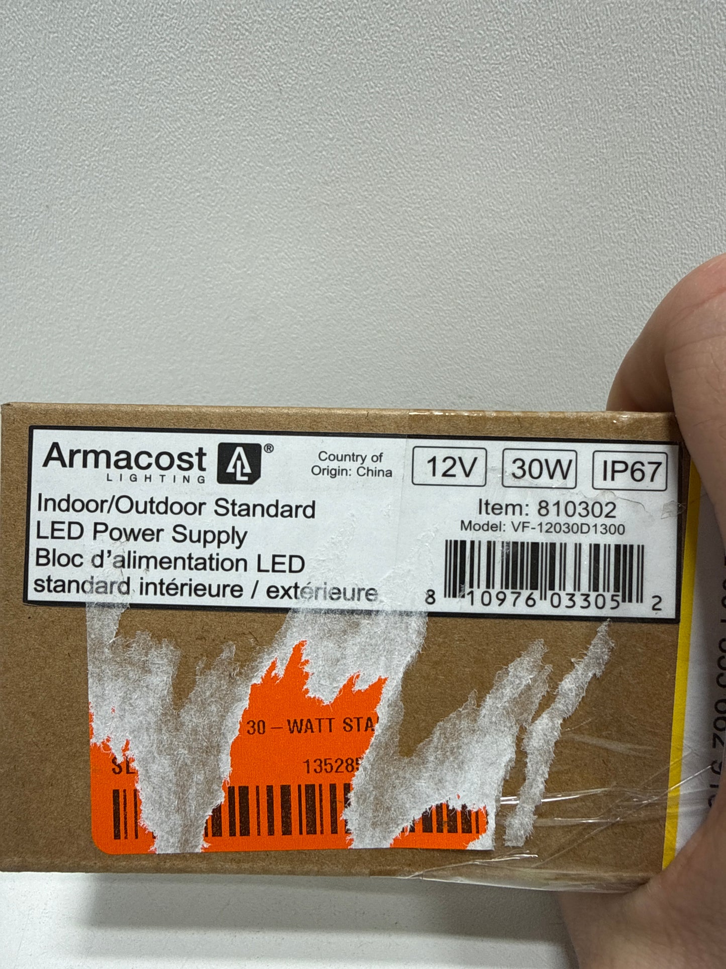 30-Watt Standard Wet Location LED Driver 12-Volt DC Transformer