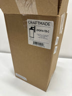Resilience Lanterns 14 in. Textured Black Finish Outdoor Hardwired Wall Lantern Sconce W/ Clear Shade, No Bulb Included