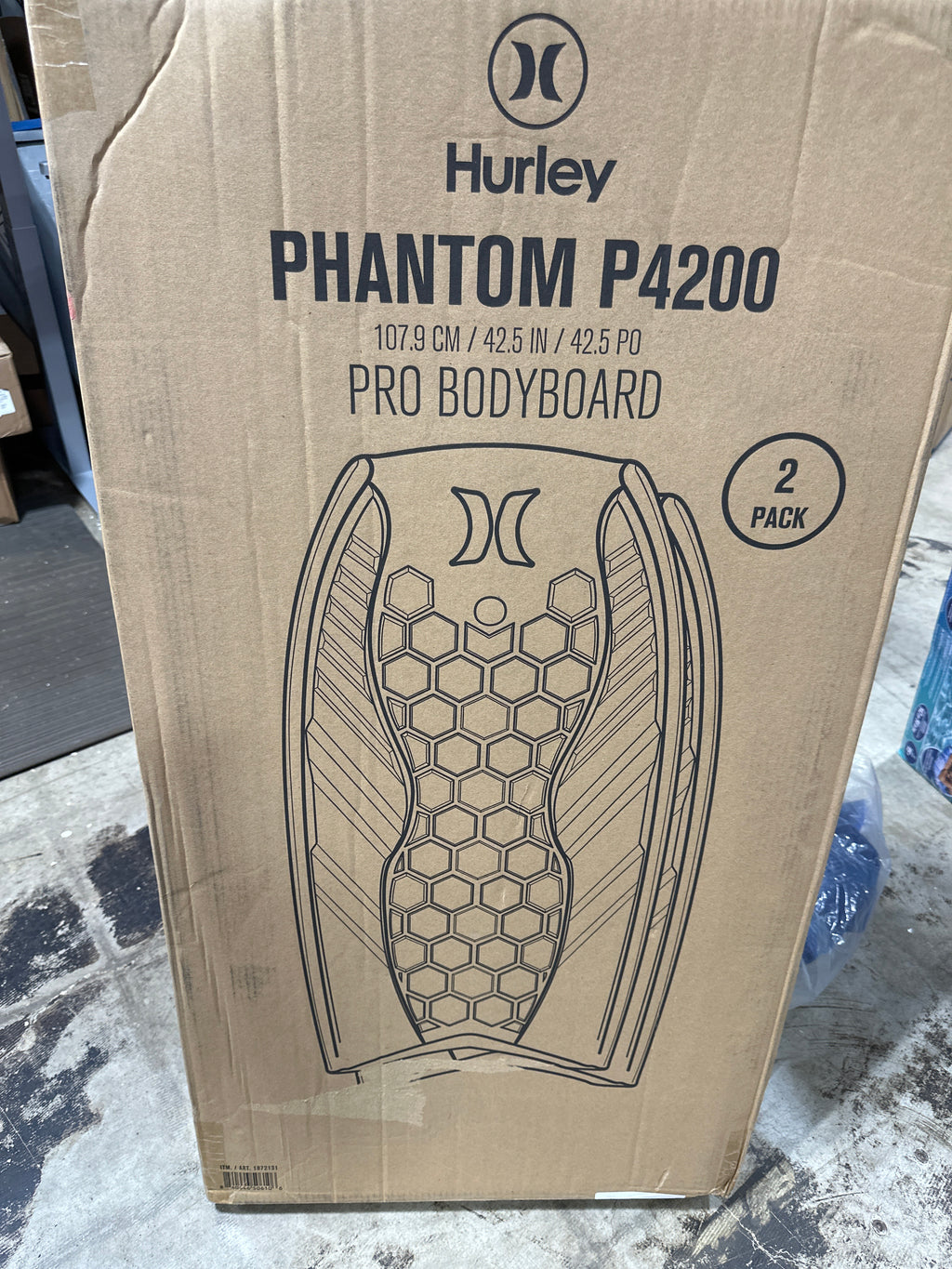 2 x Hurly Phantom Bodyboard 42.5"