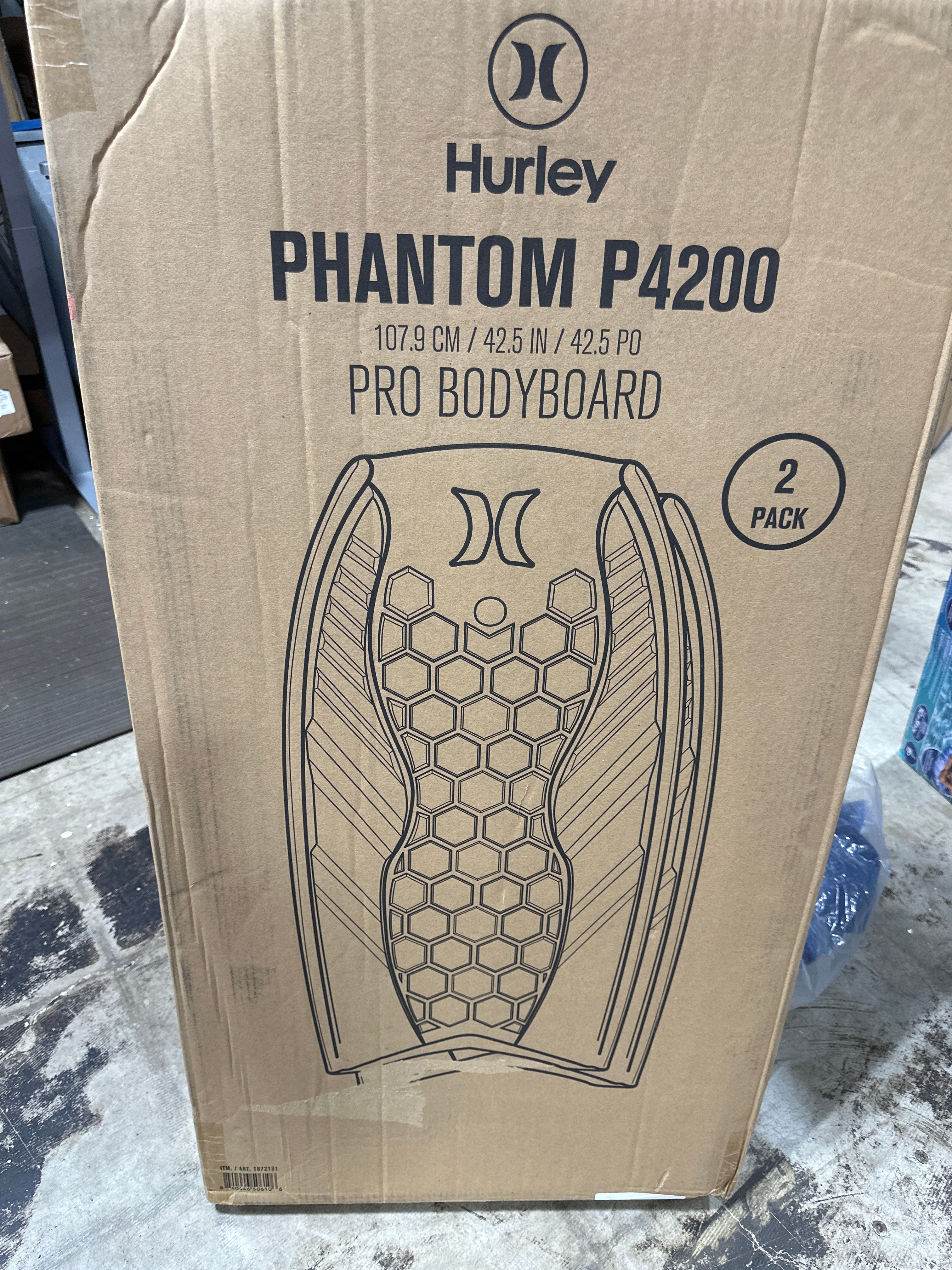 2 x Hurly Phantom Bodyboard 42.5"