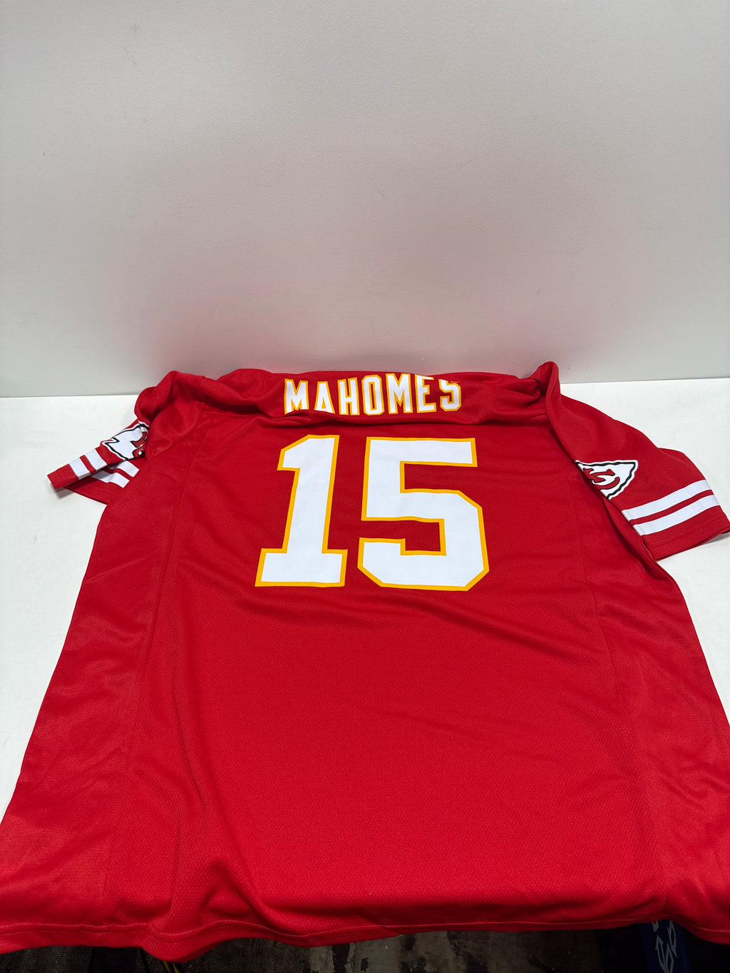 NFL Kansas City Chiefs Men's Short Sleeve Mahomes 15 Jersey - XXL