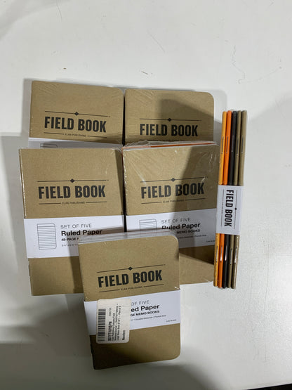Elan Publishing Company Field Notebook/Journal -  Lined Memo Book (6 pkgs of 5) 5"x8" - 30 memo books totalPack of 5