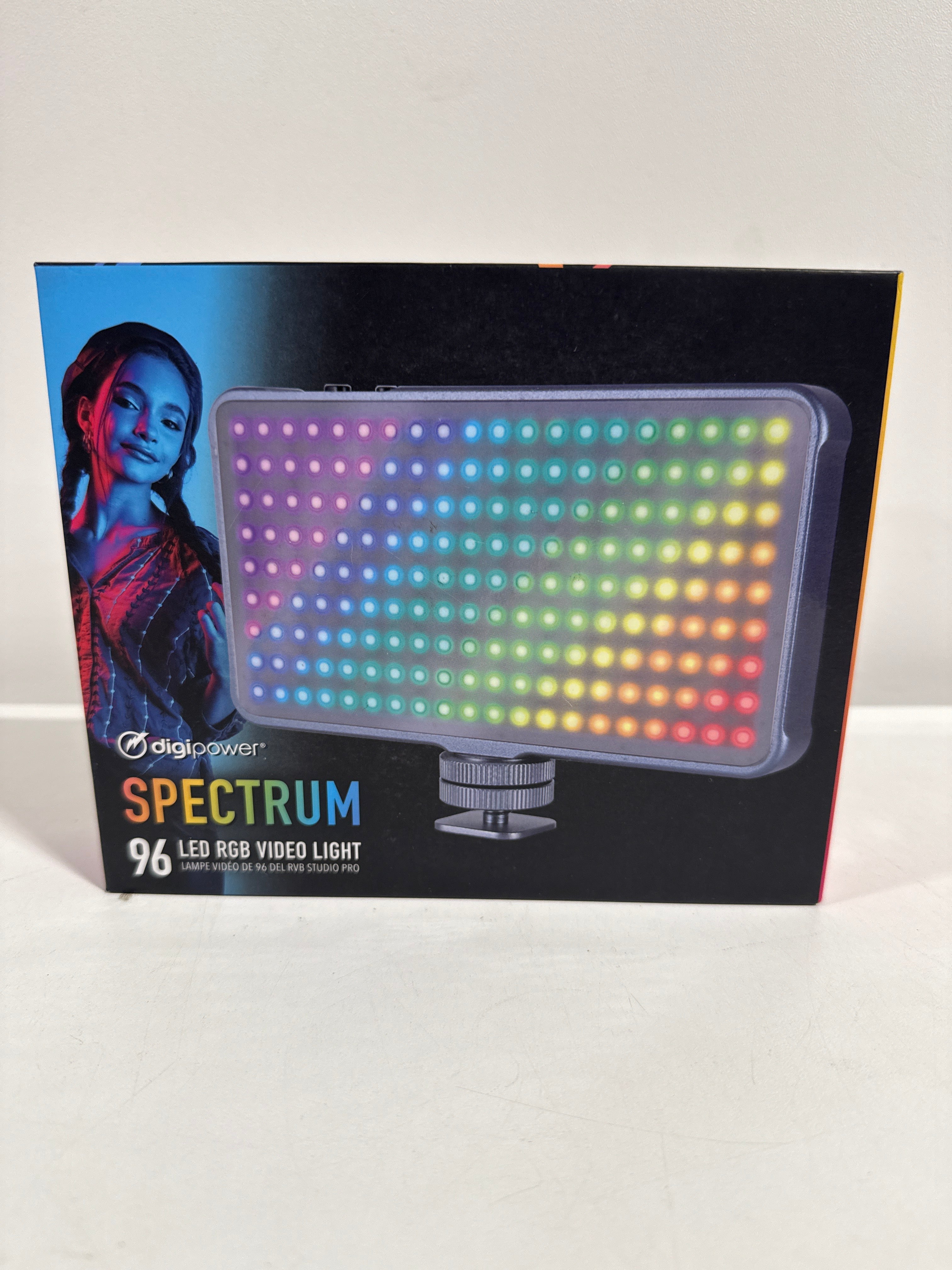Digipower Spectrum 96 LED Video Light (DPVLRGB96) - *Cameras Camcorders & Drones