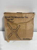 Best Buy Essentials™ - Tilting TV Wall Mount for up to 50’’ TVs - Black - *TV & Home Theater