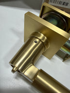 Scratch Emtek Hercules Keyed Lever with Square Rosette 5122HECRHUS4