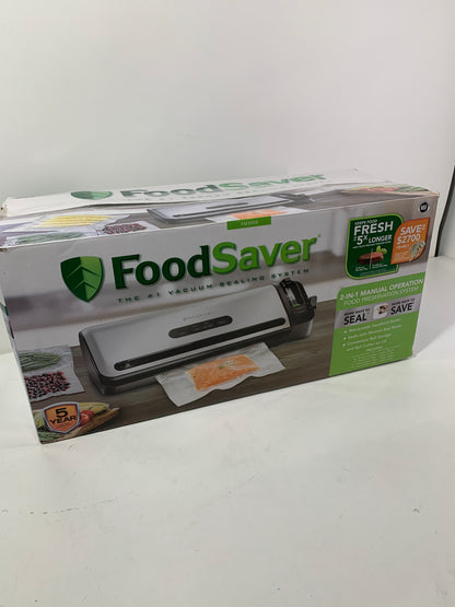 See Desc FoodSaver 2-in-1 Vacuum Sealing System