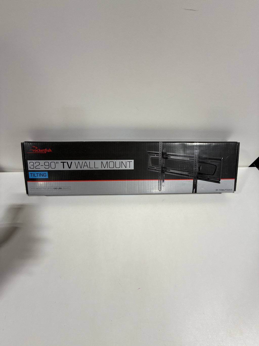 Rocketfish - Tilting TV Wall Mount for Most 32’’-90’’ TVs - Black - *TV & Home Theater