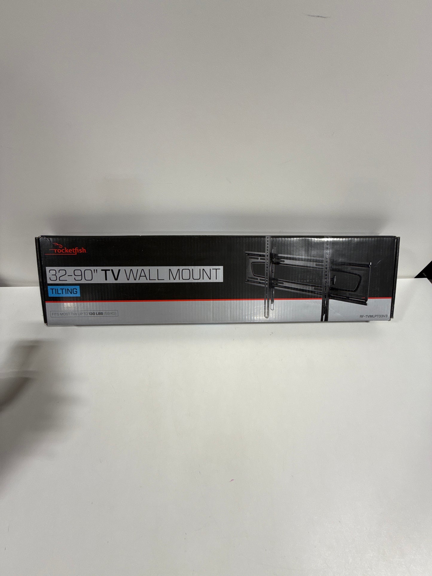 Rocketfish - Soporte de pared inclinable para TV para la mayoría de televisores de 32"-75" - Negro