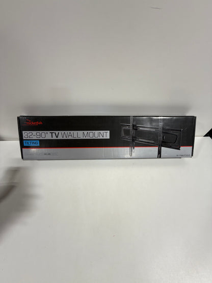 Rocketfish - Soporte de pared inclinable para TV para la mayoría de televisores de 32"-75" - Negro