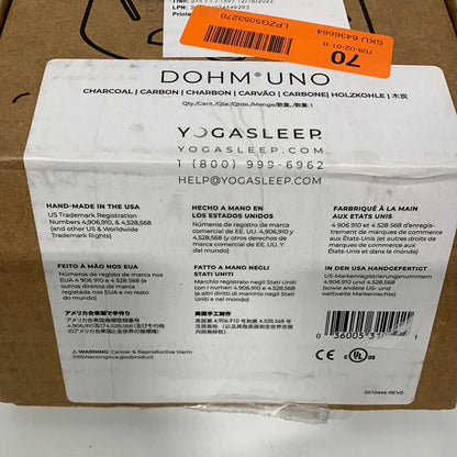 Dohm Uno Natural Sound Machine in Charcoal