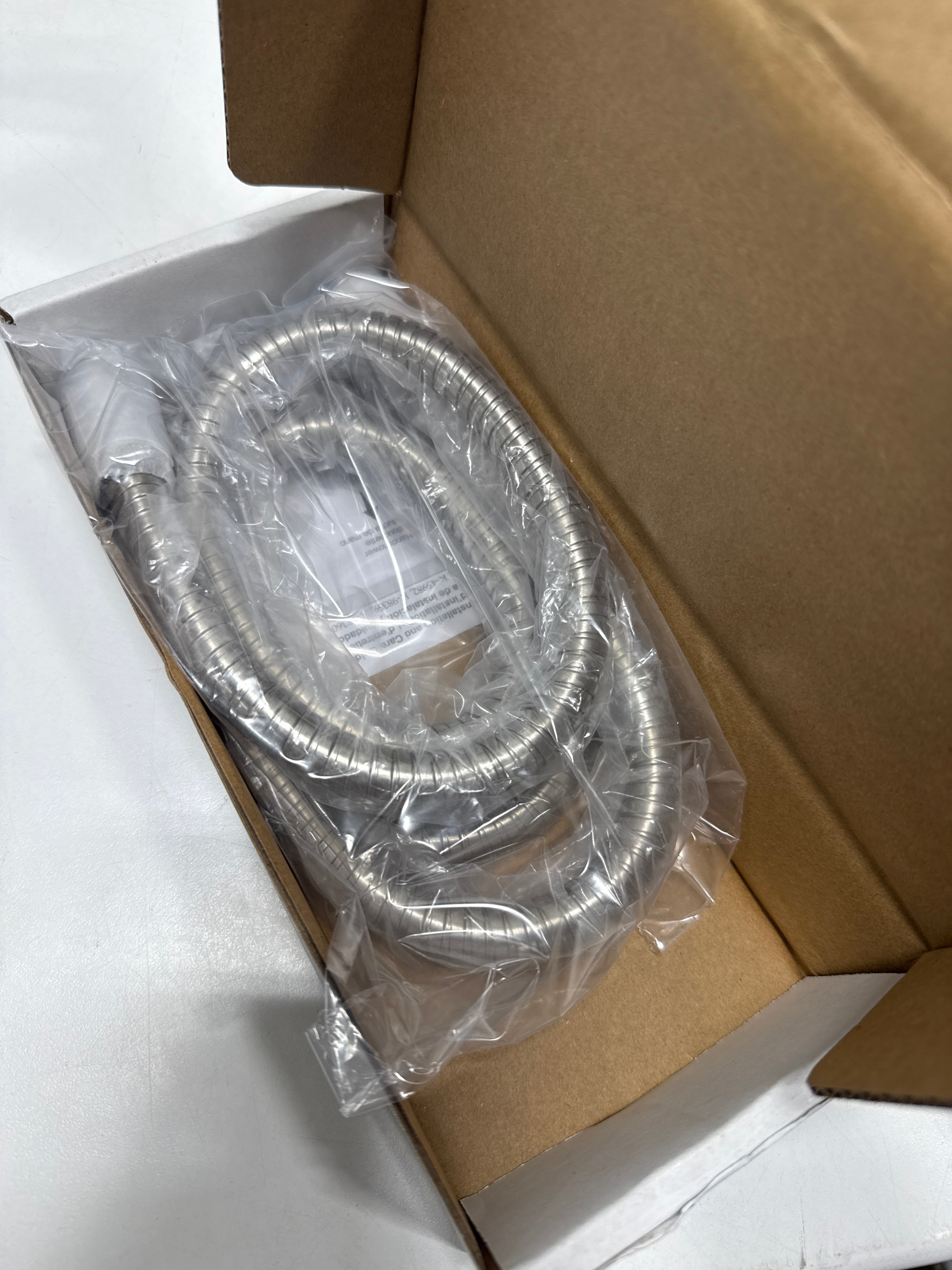 Kohler K-9514 MasterShower 60" Hand Shower Hose with Swivel Base Brushed Nickel